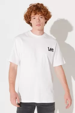 Lee Beyaz Erkek Tshirt L231736102