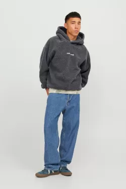 Jack & Jones Siyah Erkek Sweat 12249364